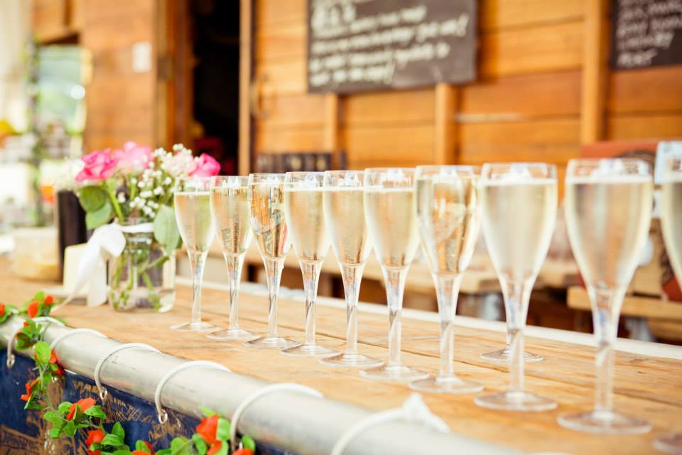 A mobile bar for your wedding guests